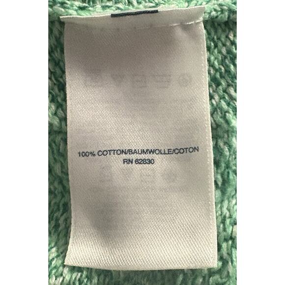 Lands’ End Green Cable Knit Sweater Size XL - Picture 4 of 4